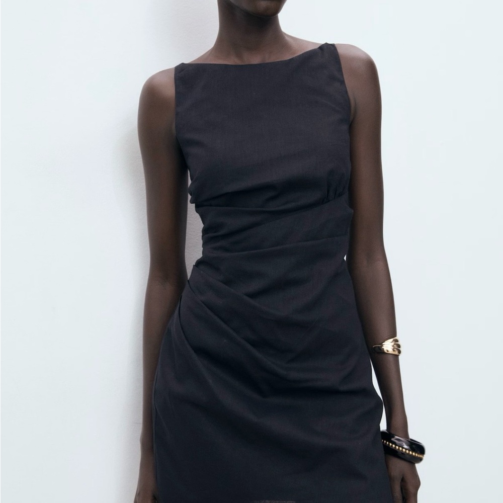 Mango Black Mini Dress